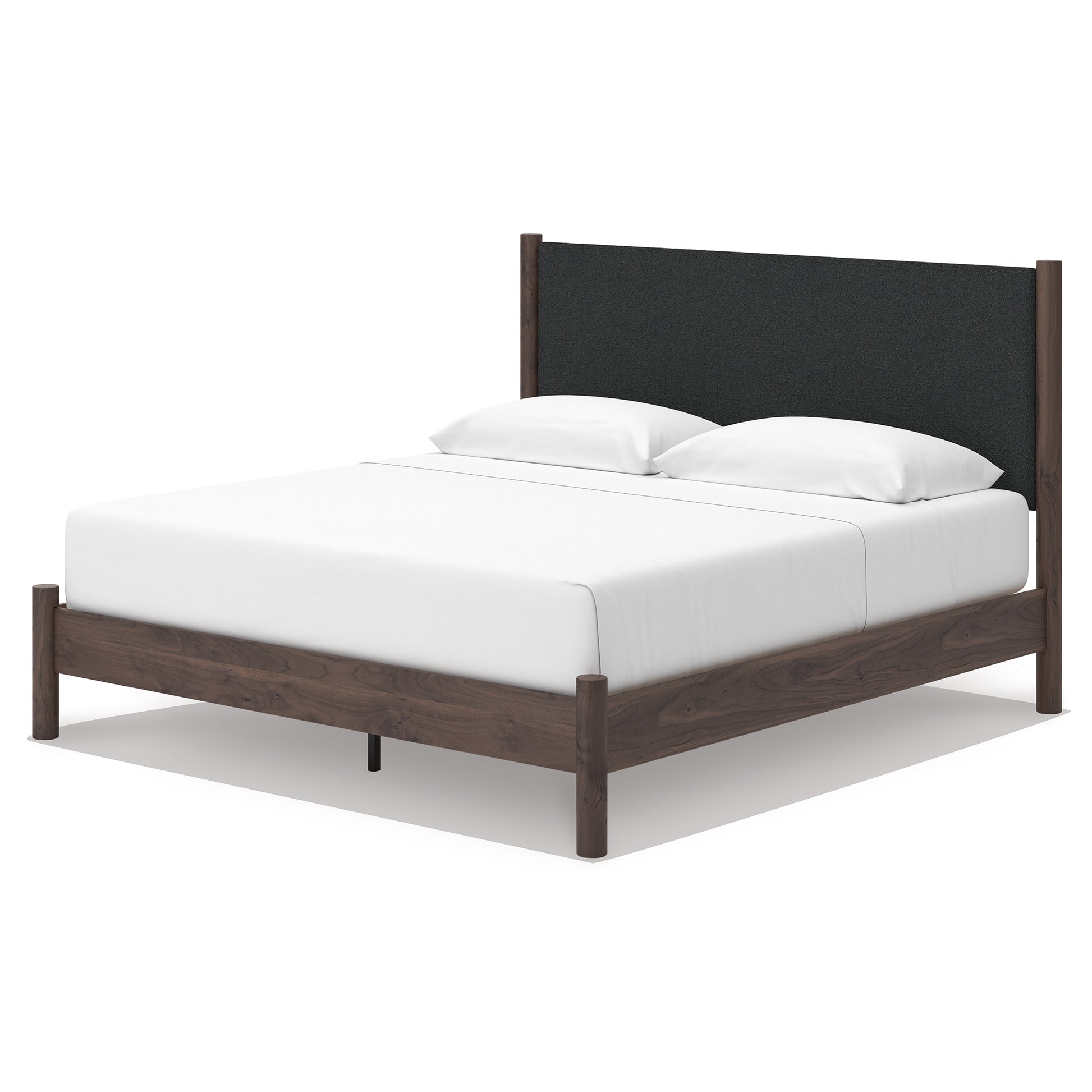 Cadmori Upholstered Panel Platform Bed
