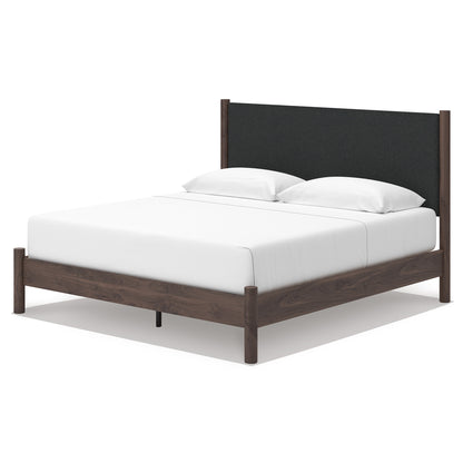 Cadmori Upholstered Panel Platform Bed