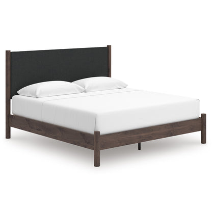 Cadmori Upholstered Panel Platform Bed King