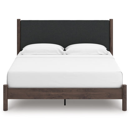 Cadmori Upholstered Panel Platform Bed