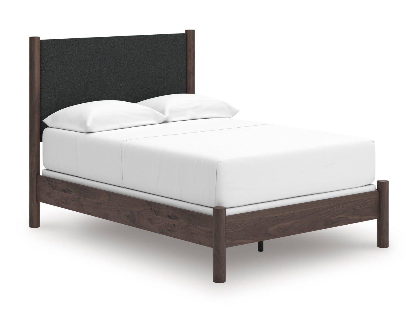 Ashley Cadmori Upholstered Panel Bed Full Double Brown
