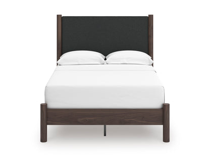 Cadmori Upholstered Panel Platform Bed