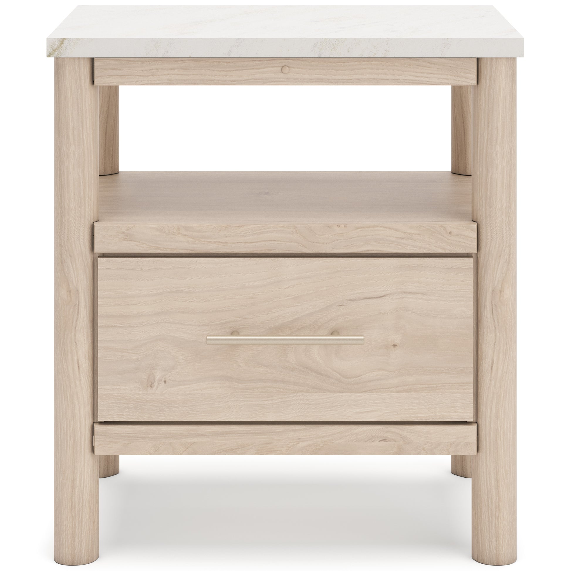 Cadmori Nightstand Natural Brown