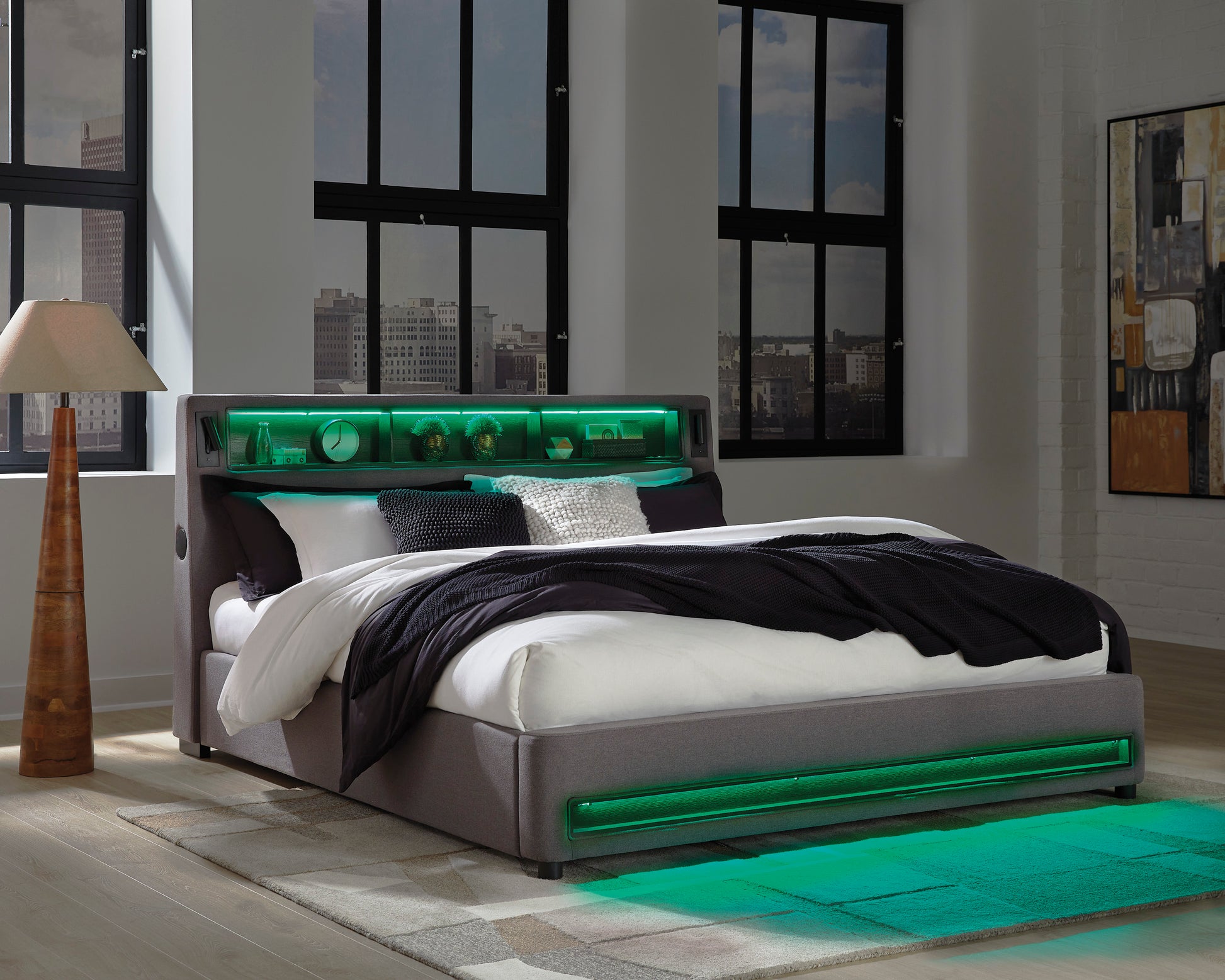 Cayberry Upholstered Bed