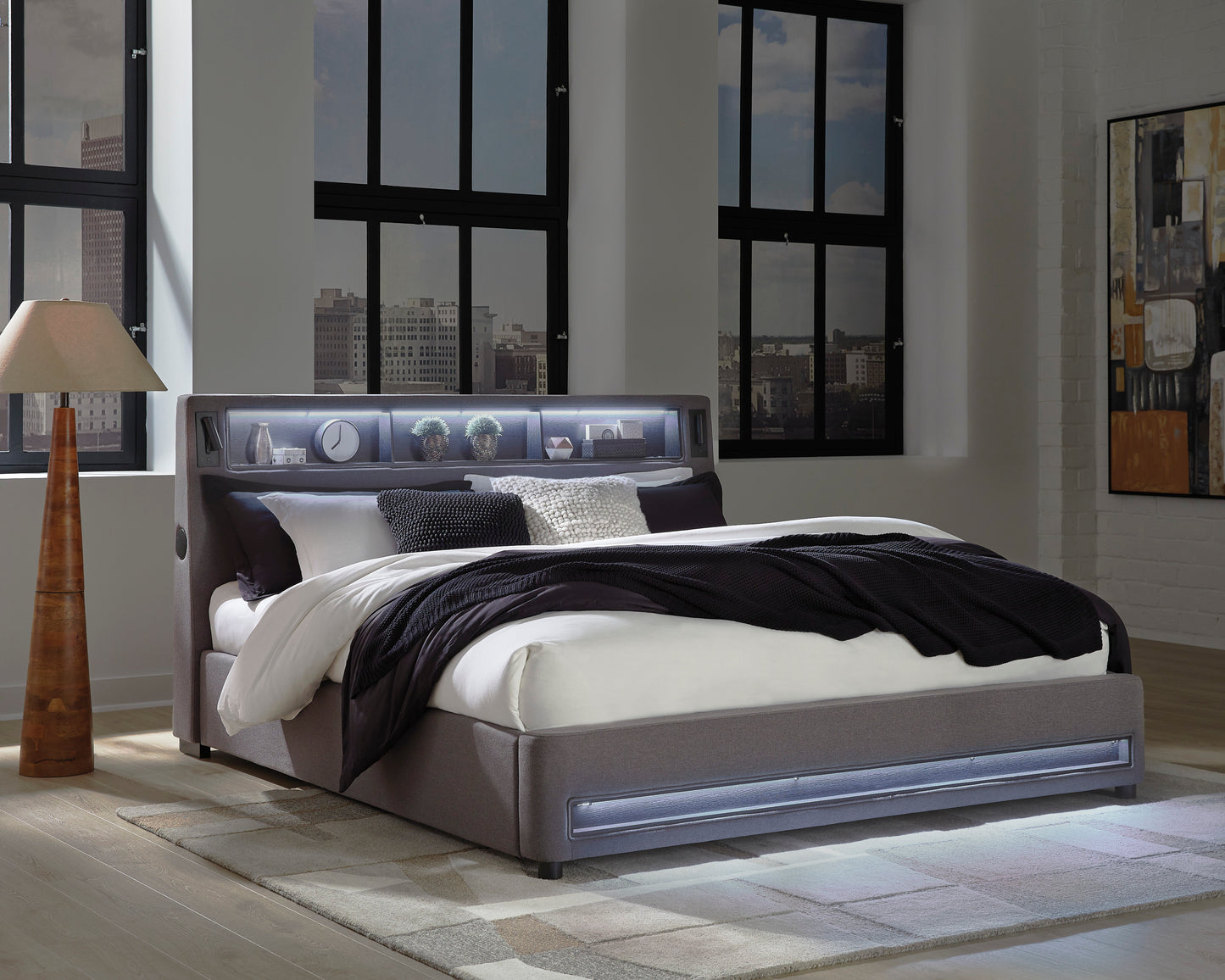 Cayberry Upholstered Bed