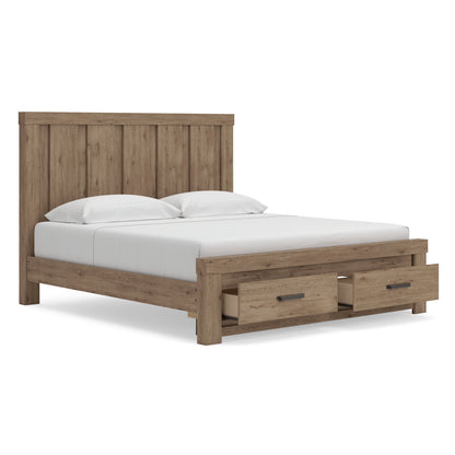 Garistyn Panel Storage Bed King