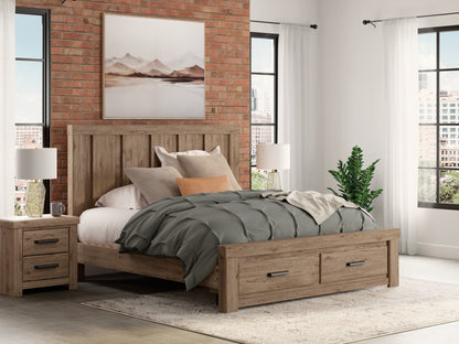 Garistyn Panel Storage Bed