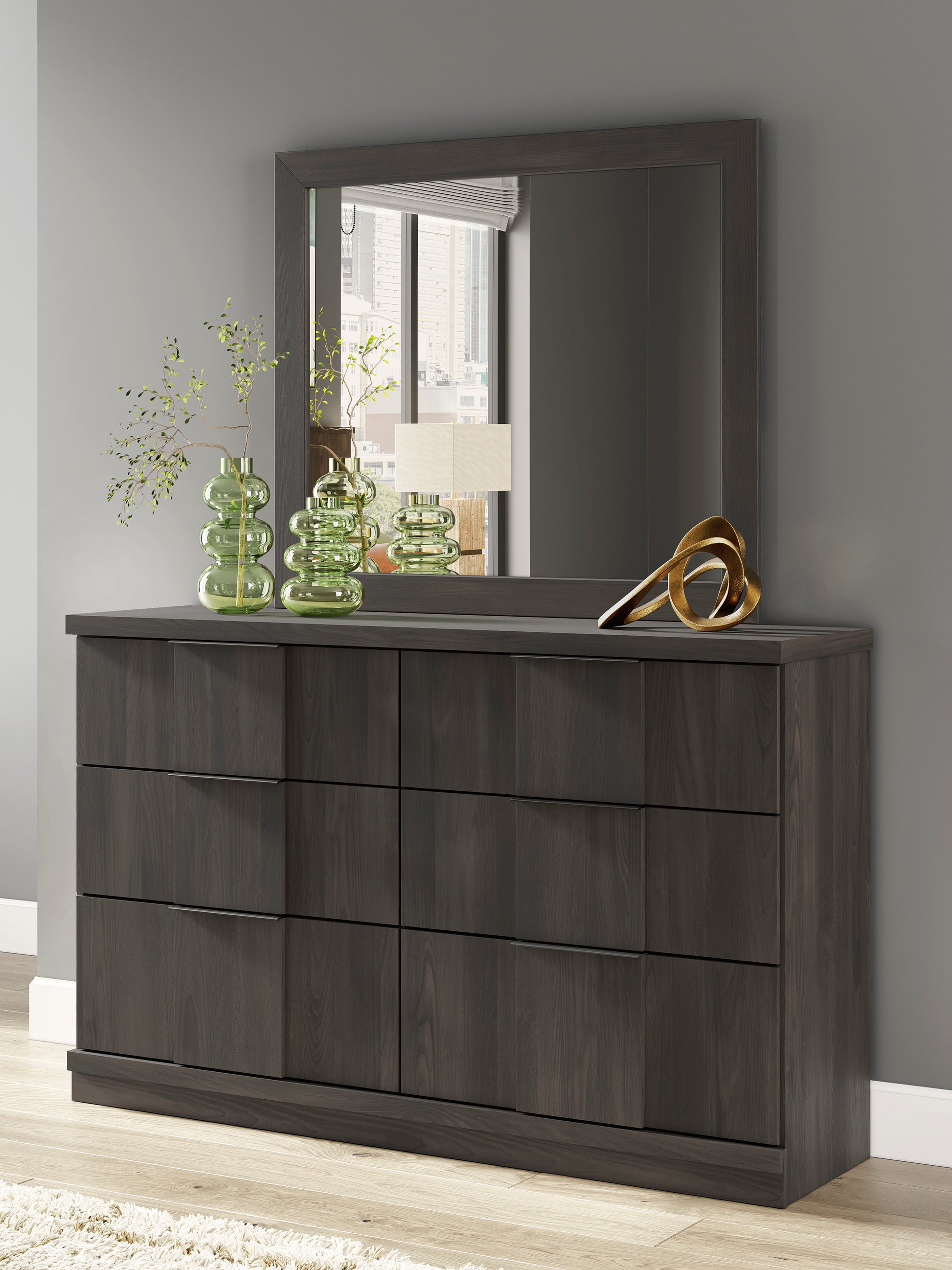 Jadiston Dresser and Mirror