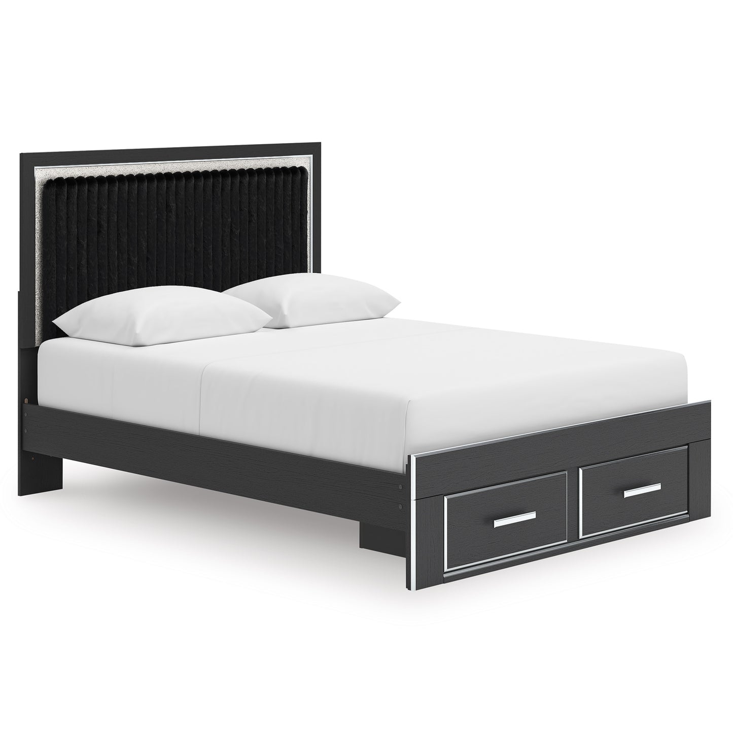 Birmonton Upholstered Panel Storage Bed