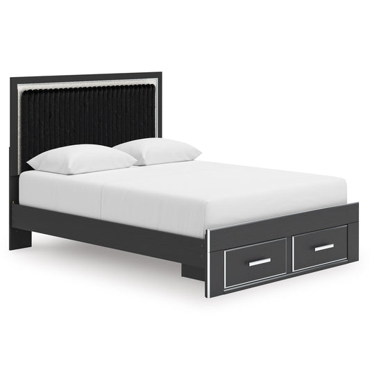 Birmonton Upholstered Panel Storage Bed
