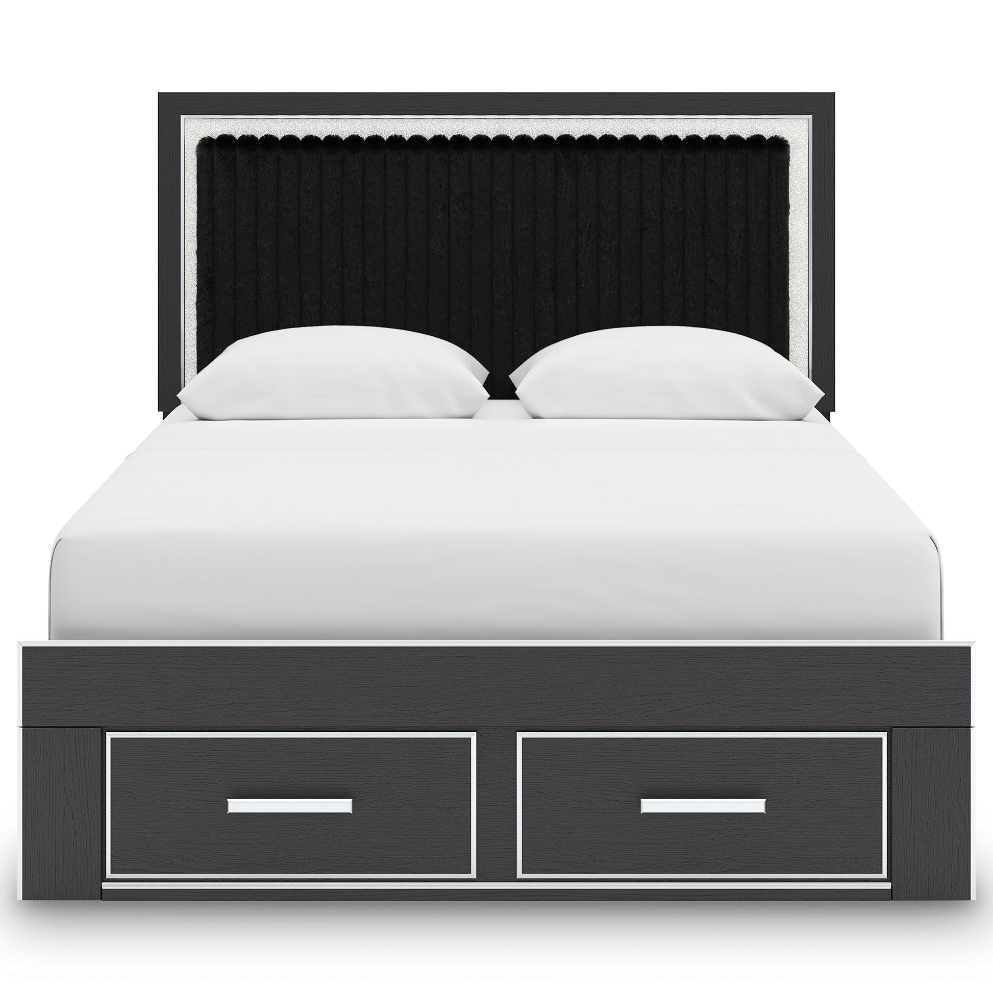 Birmonton Upholstered Panel Storage Bed