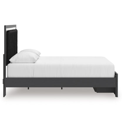 Birmonton Upholstered Panel Storage Bed