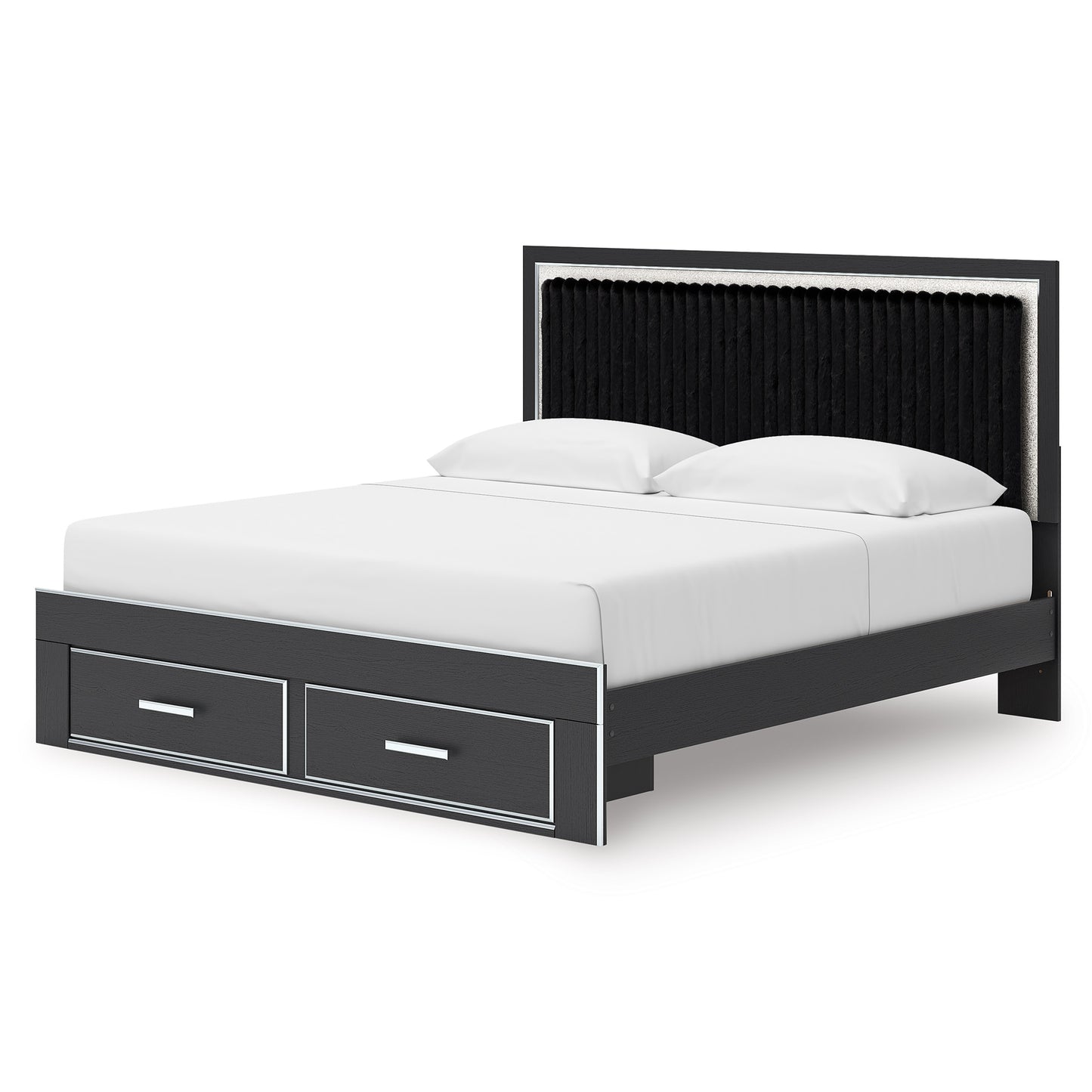 Birmonton Upholstered Panel Storage Bed