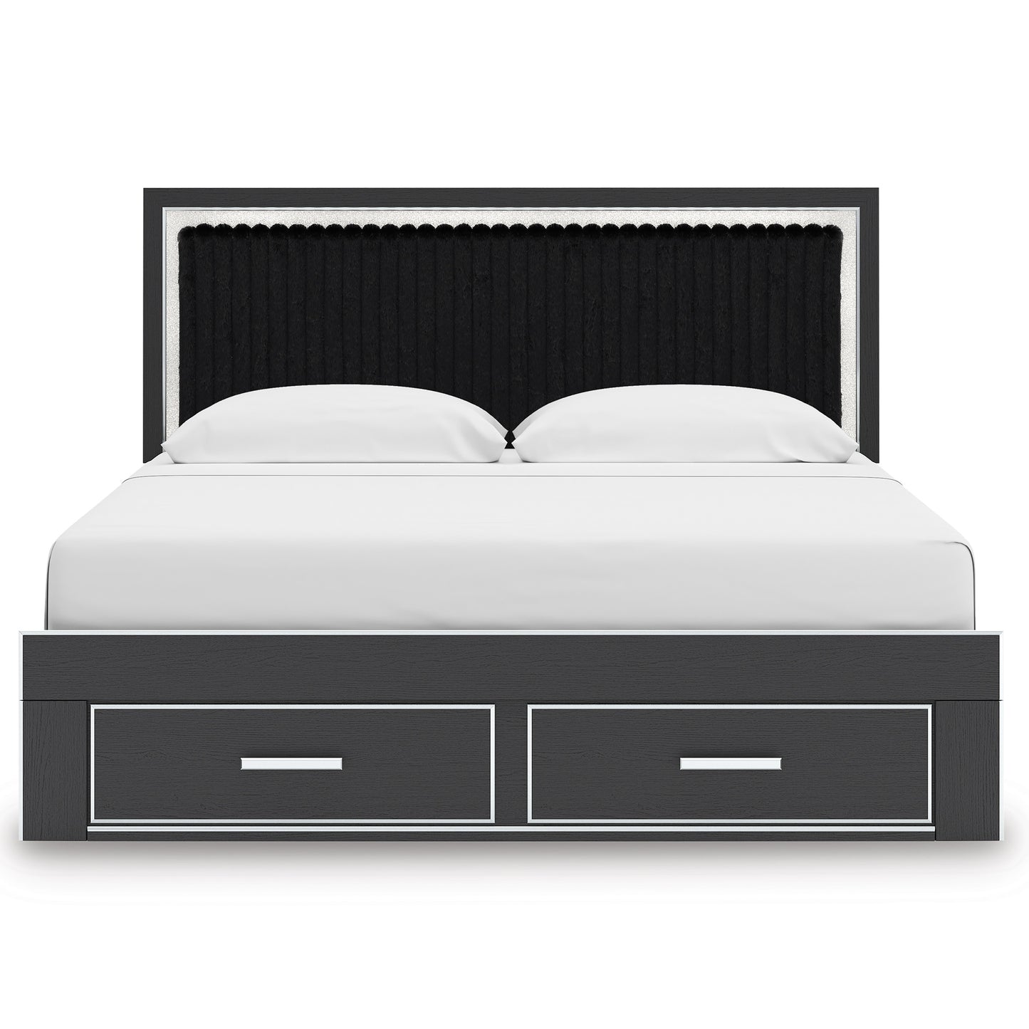 Birmonton Upholstered Panel Storage Bed