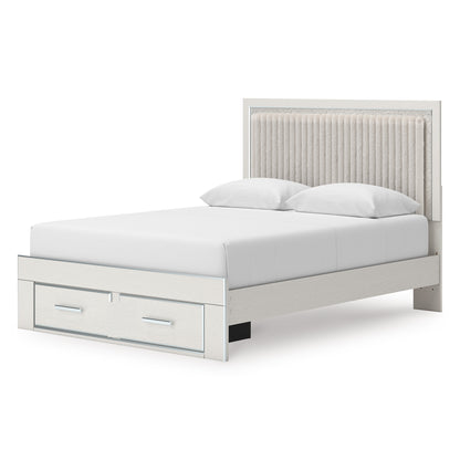 Birmonton Upholstered Panel Storage Bed