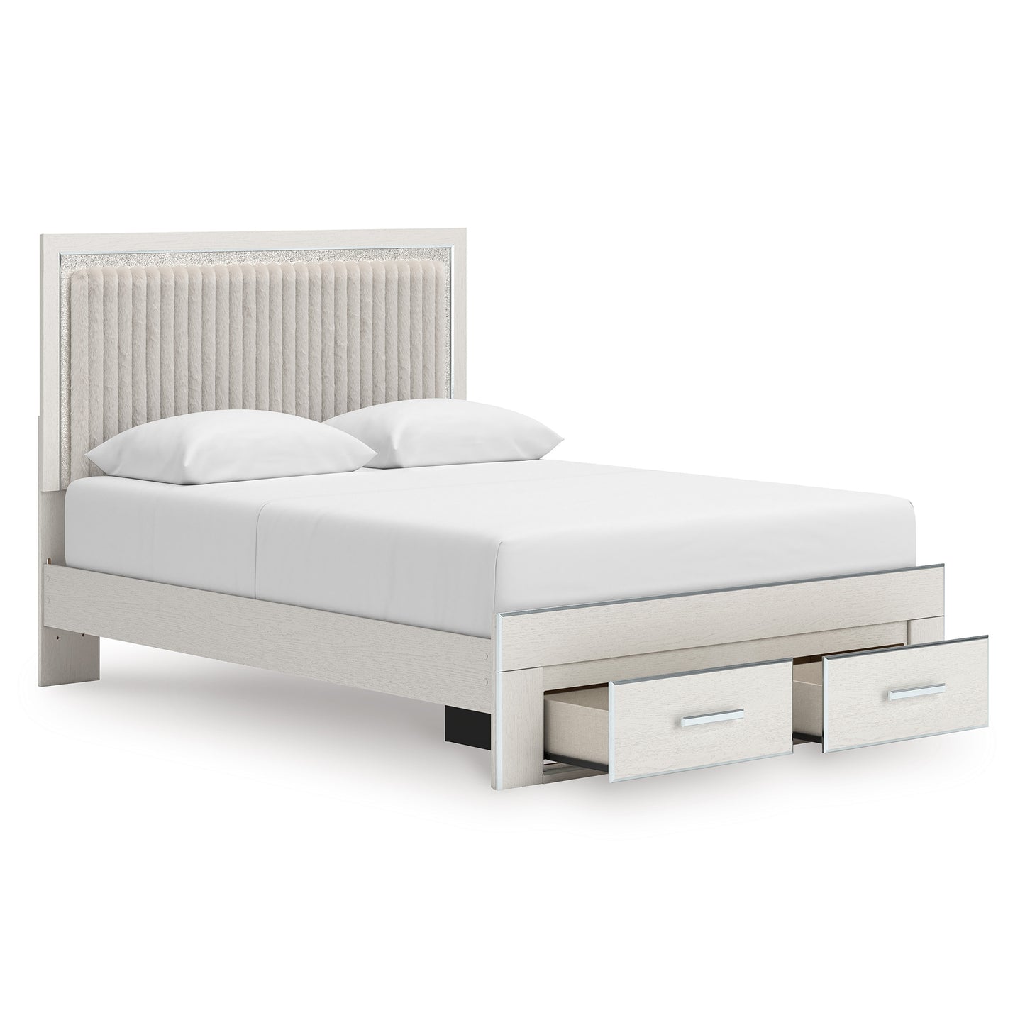 Birmonton Upholstered Panel Storage Bed