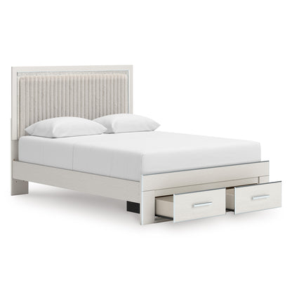 Birmonton Upholstered Panel Storage Bed