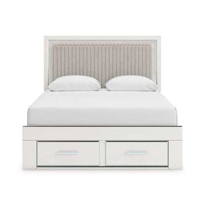 Birmonton Upholstered Panel Storage Bed