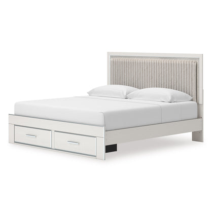 Birmonton Upholstered Panel Storage Bed