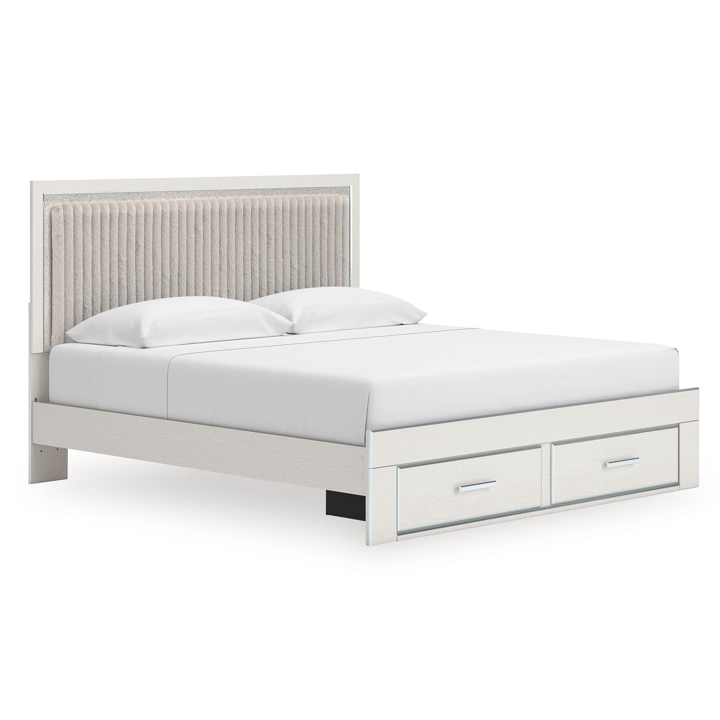 Birmonton Upholstered Panel Storage Bed