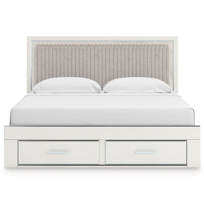 Birmonton Upholstered Panel Storage Bed