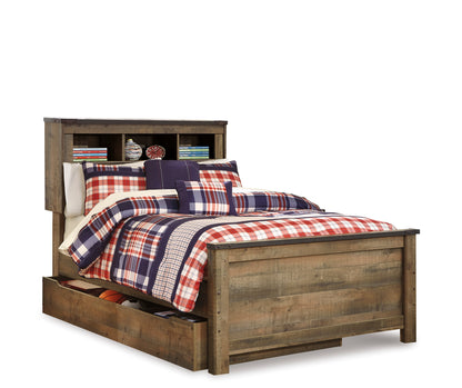 Trinell Full Bookcase Bed with Storage