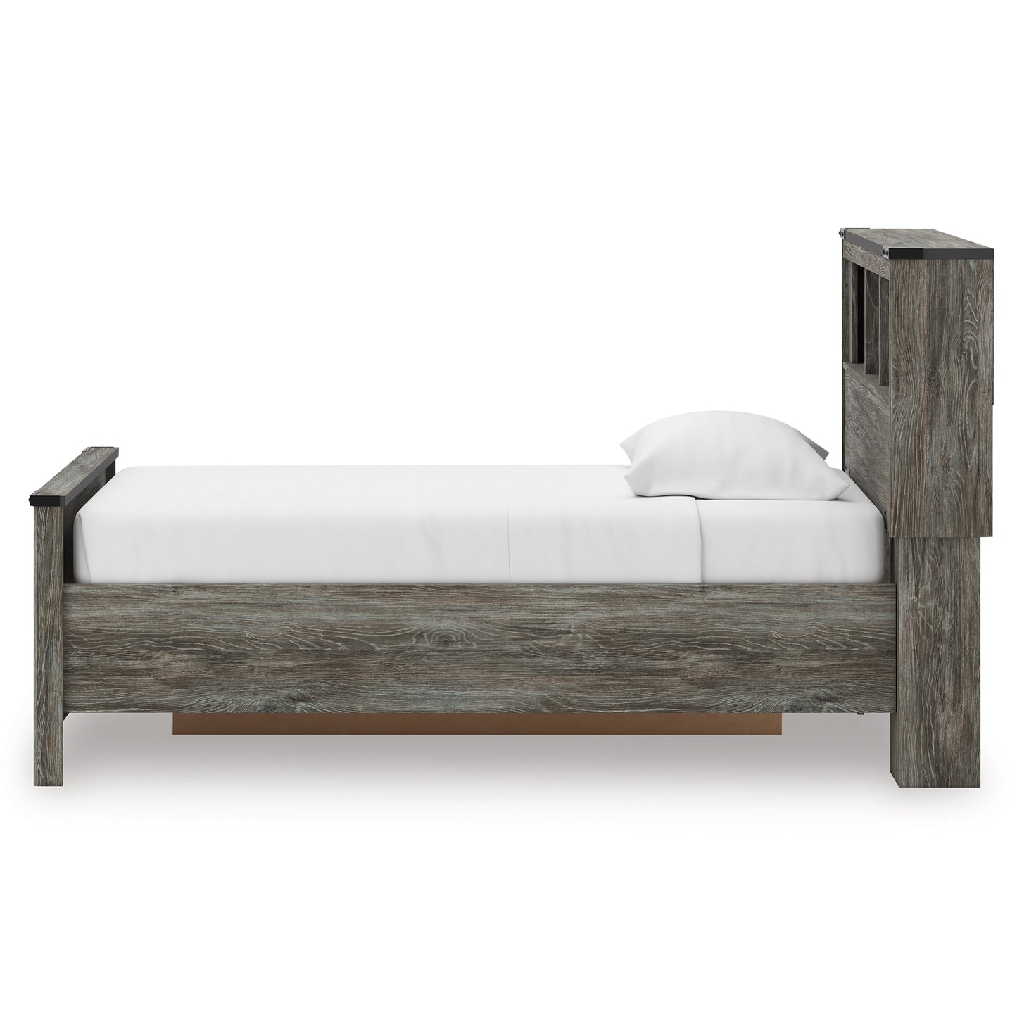 Frandern Bookcase Panel Bed with Storage