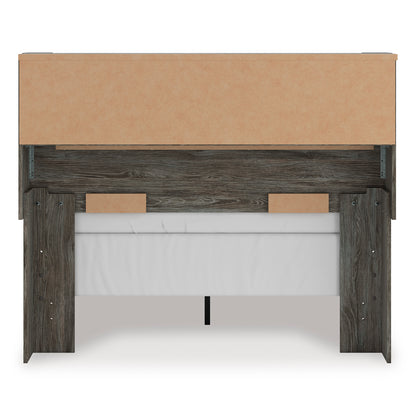 Frandern Bookcase Panel Bed