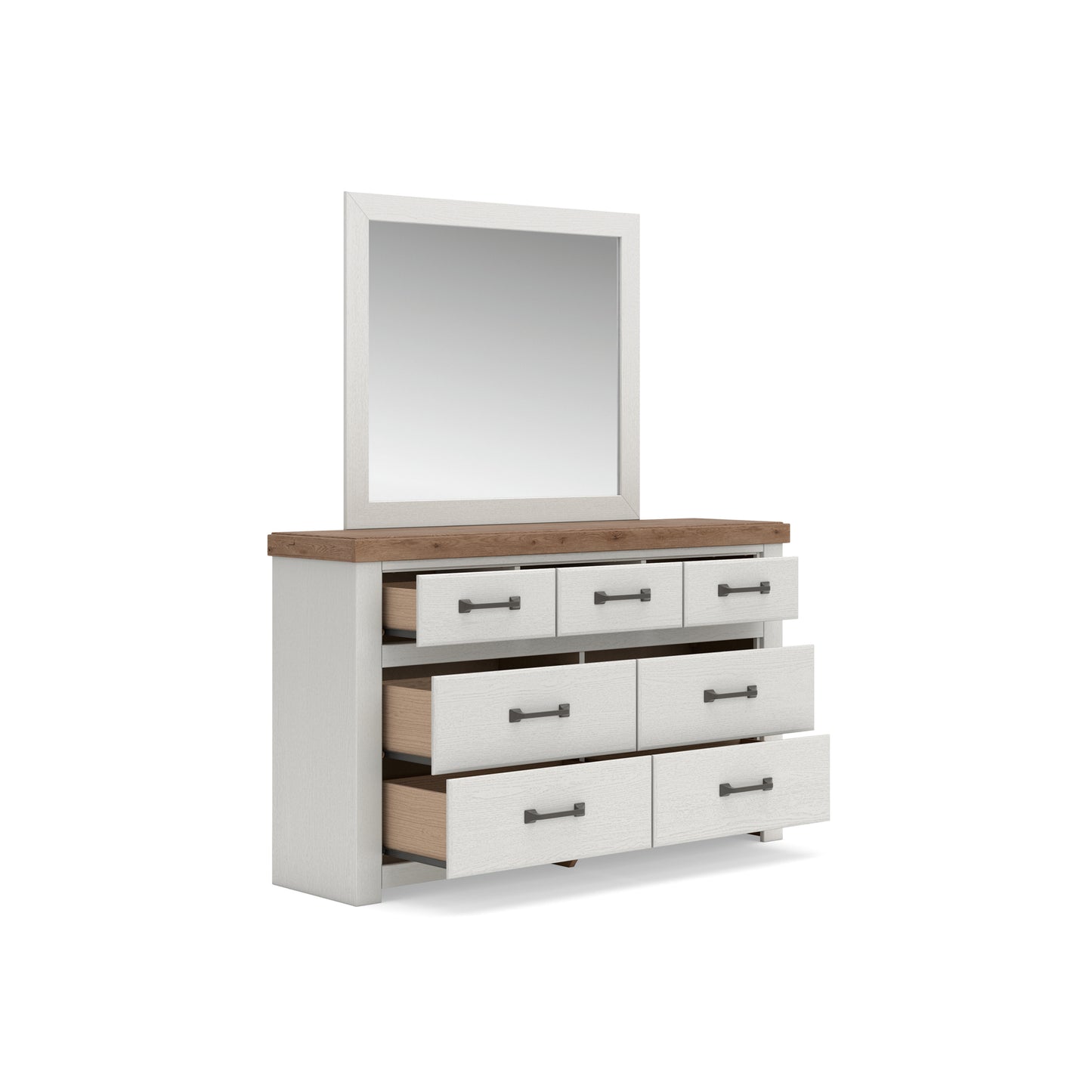 Ashley Savonport Dresser and Mirror