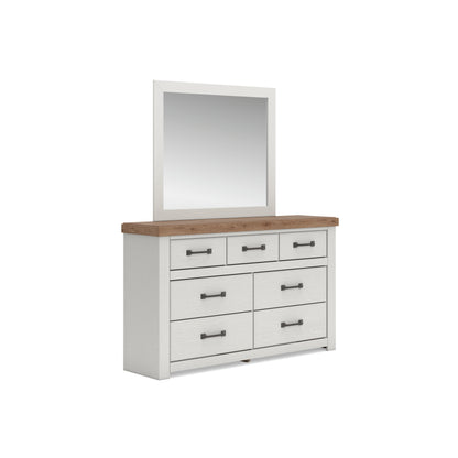 Ashley Savonport Dresser and Mirror