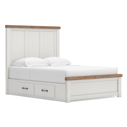 Ashley Savonport Panel Bed with Side Storage