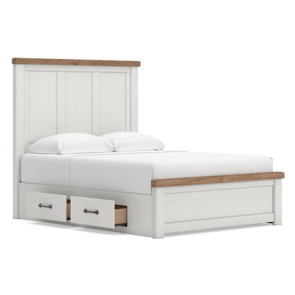 Ashley Savonport Panel Bed with Double Side Storage