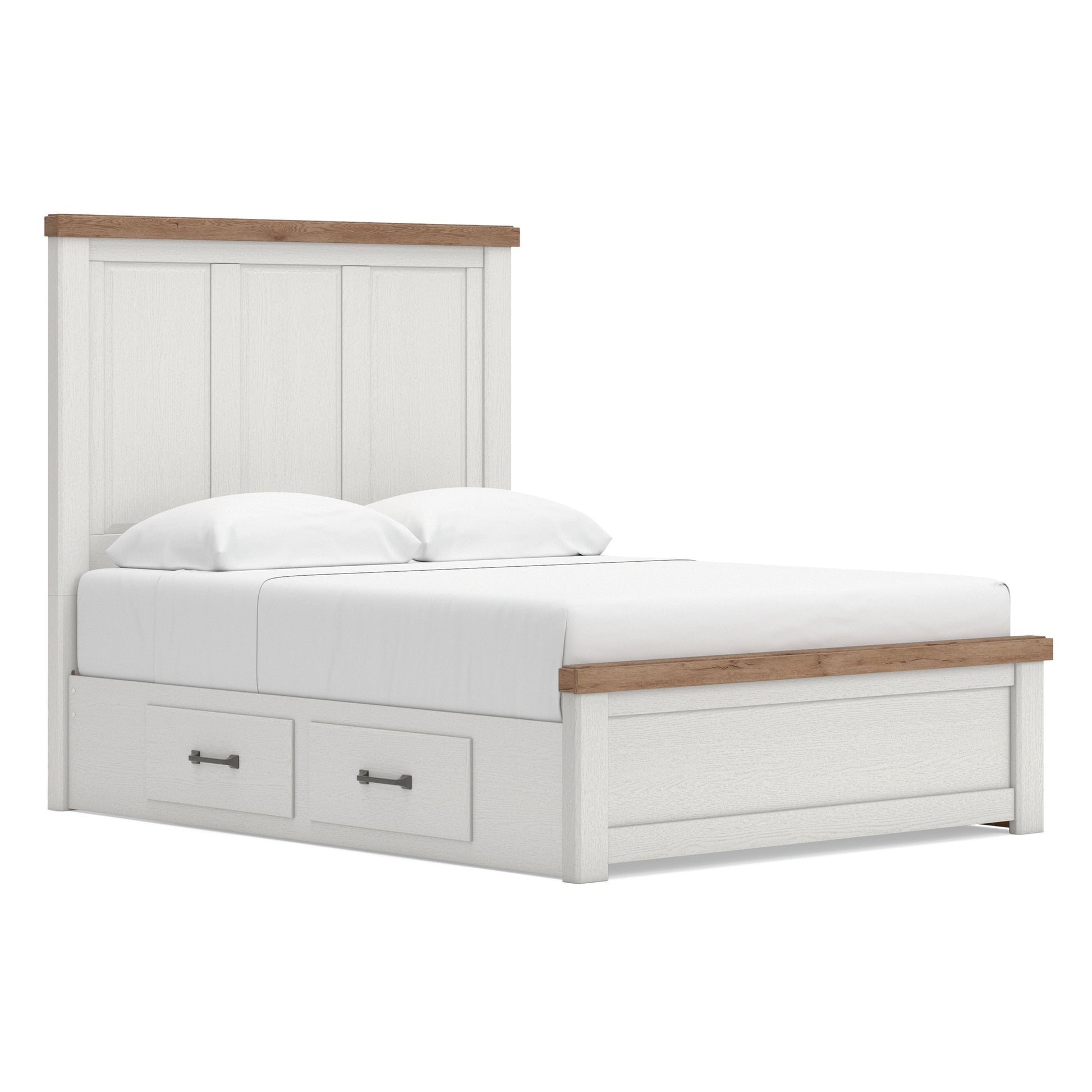 Ashley Savonport Panel Bed with Double Side Storage