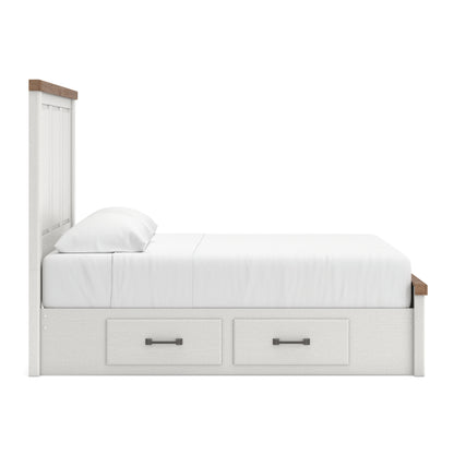 Ashley Savonport Panel Bed with Double Side Storage