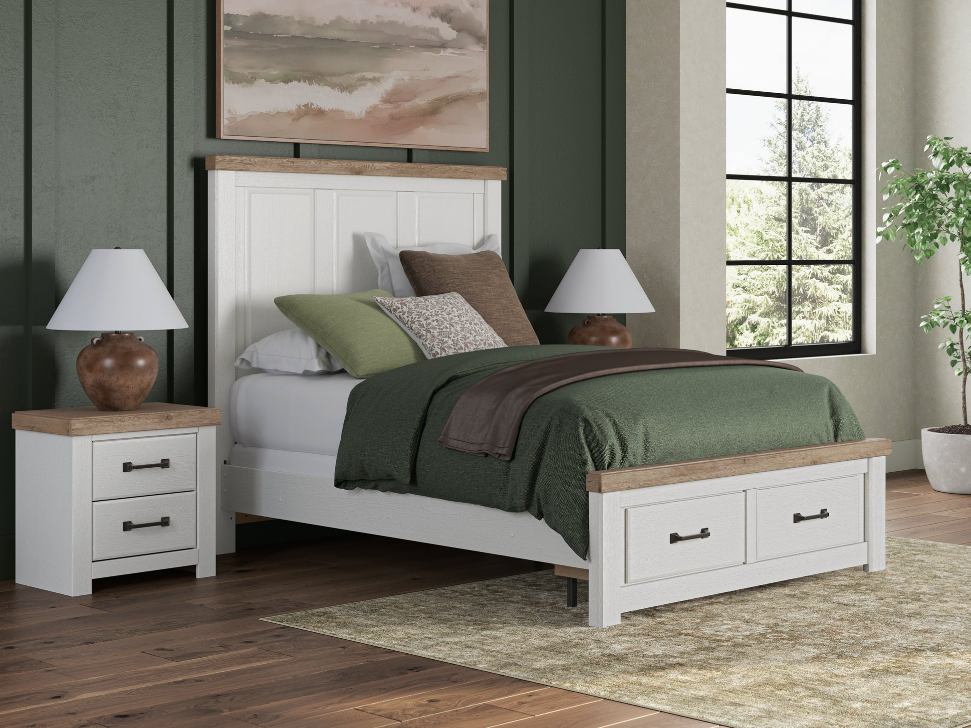 Ashley Savonport Panel Storage Bed