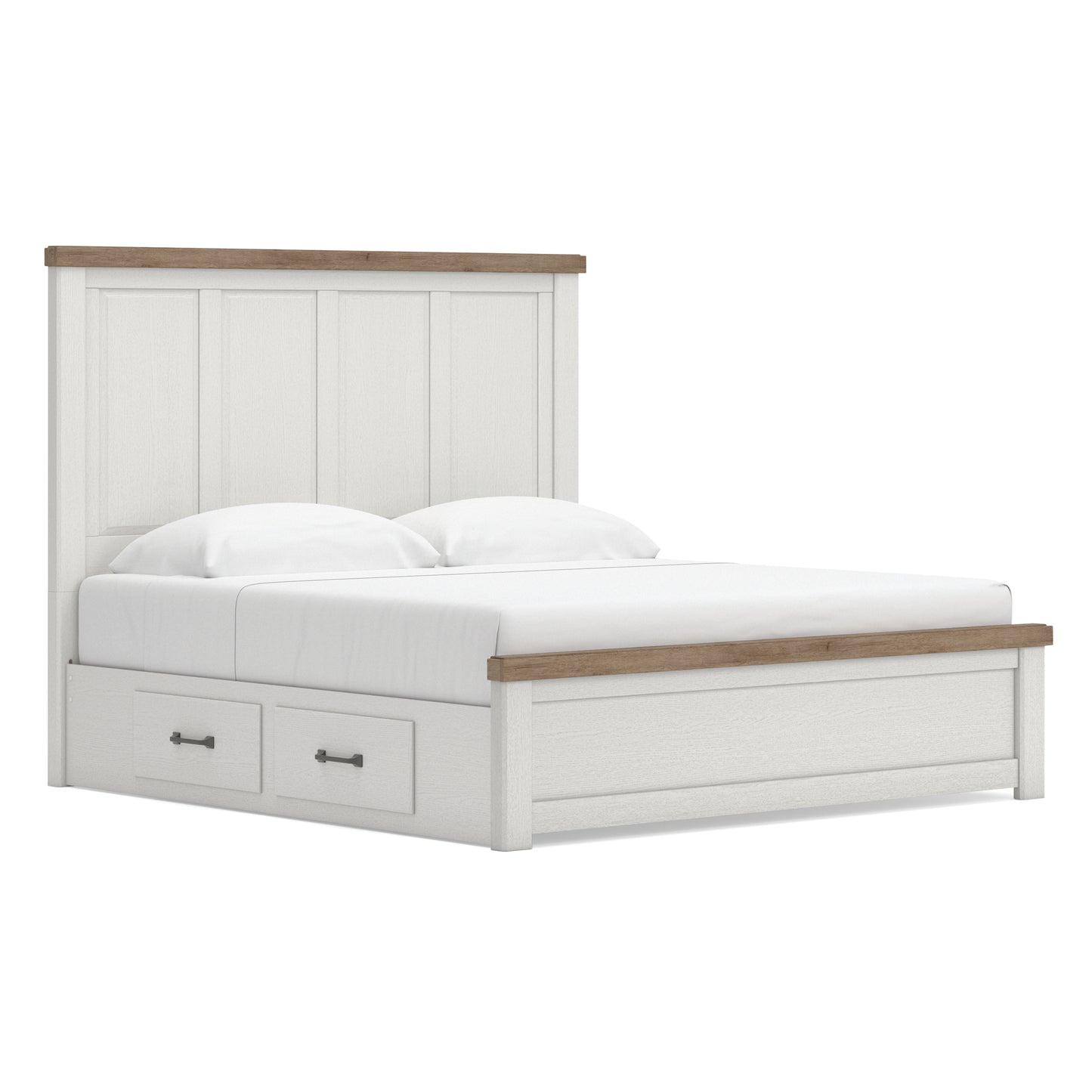 Ashley Savonport Panel Bed with Side Storage