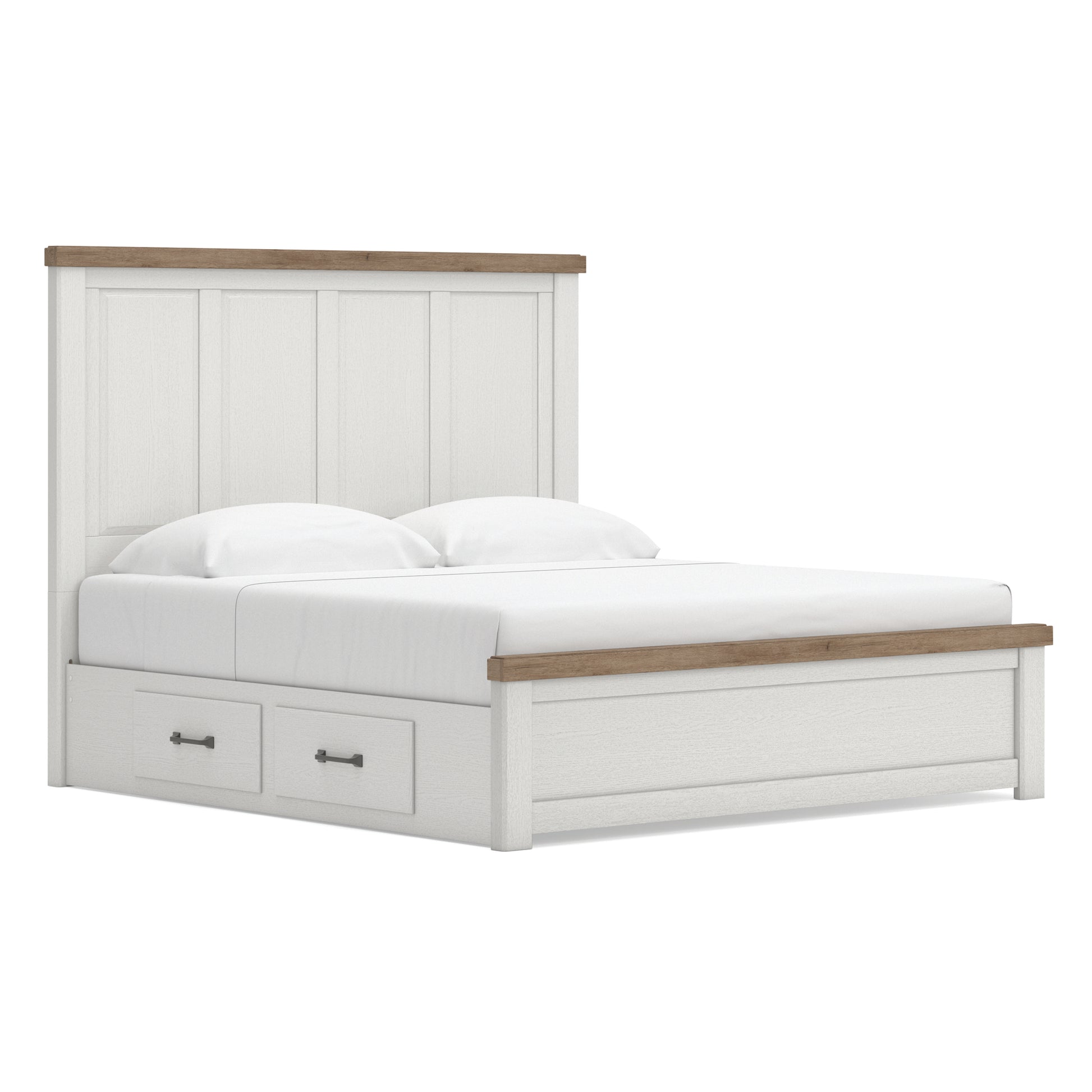 Ashley Savonport Panel Bed with Side Storage