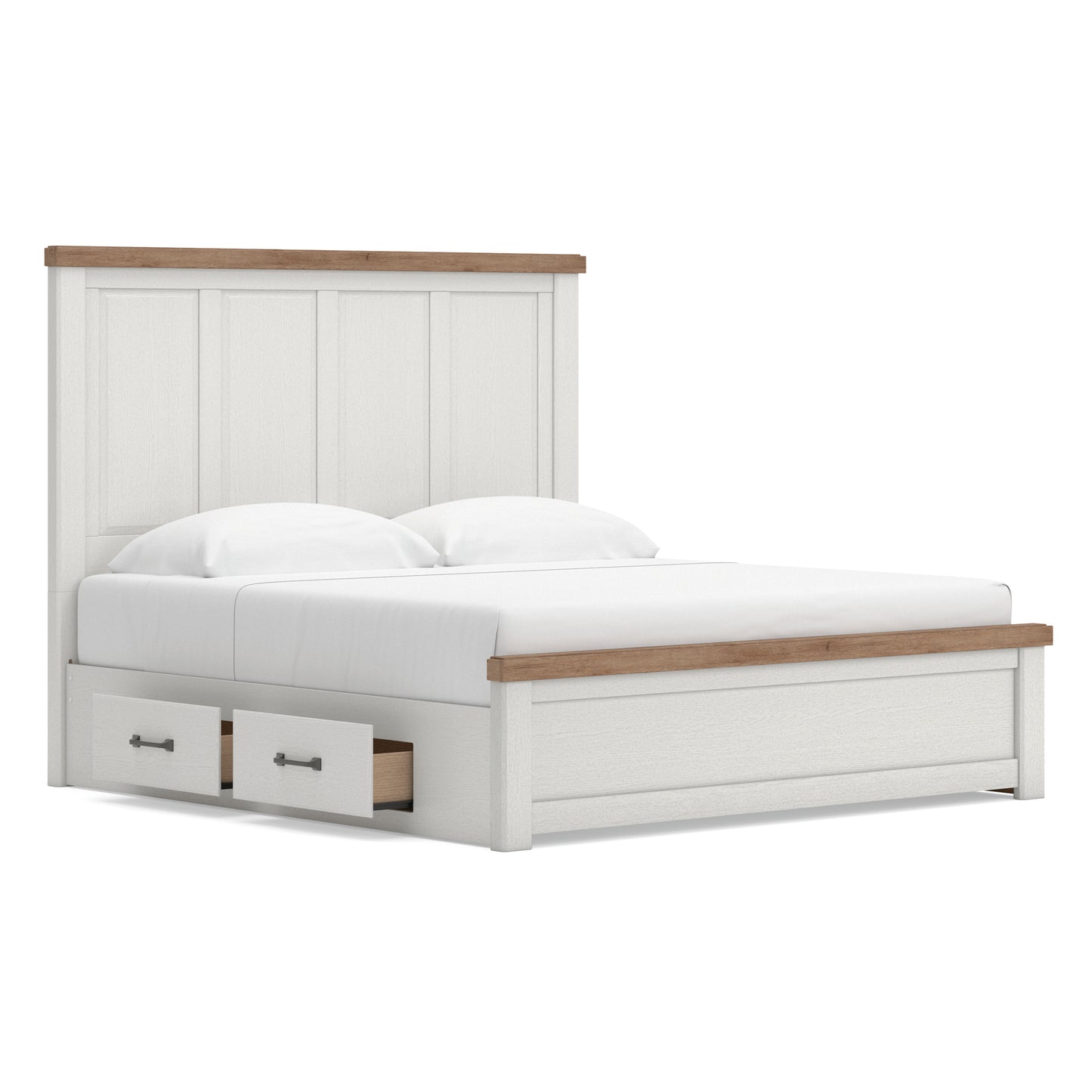 Ashley Savonport Panel Bed with Double Side Storage