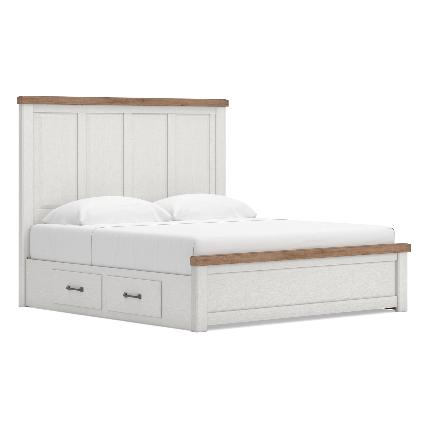 Ashley Savonport Panel Bed with Double Side Storage