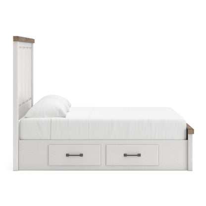 Ashley Savonport Panel Bed with Double Side Storage