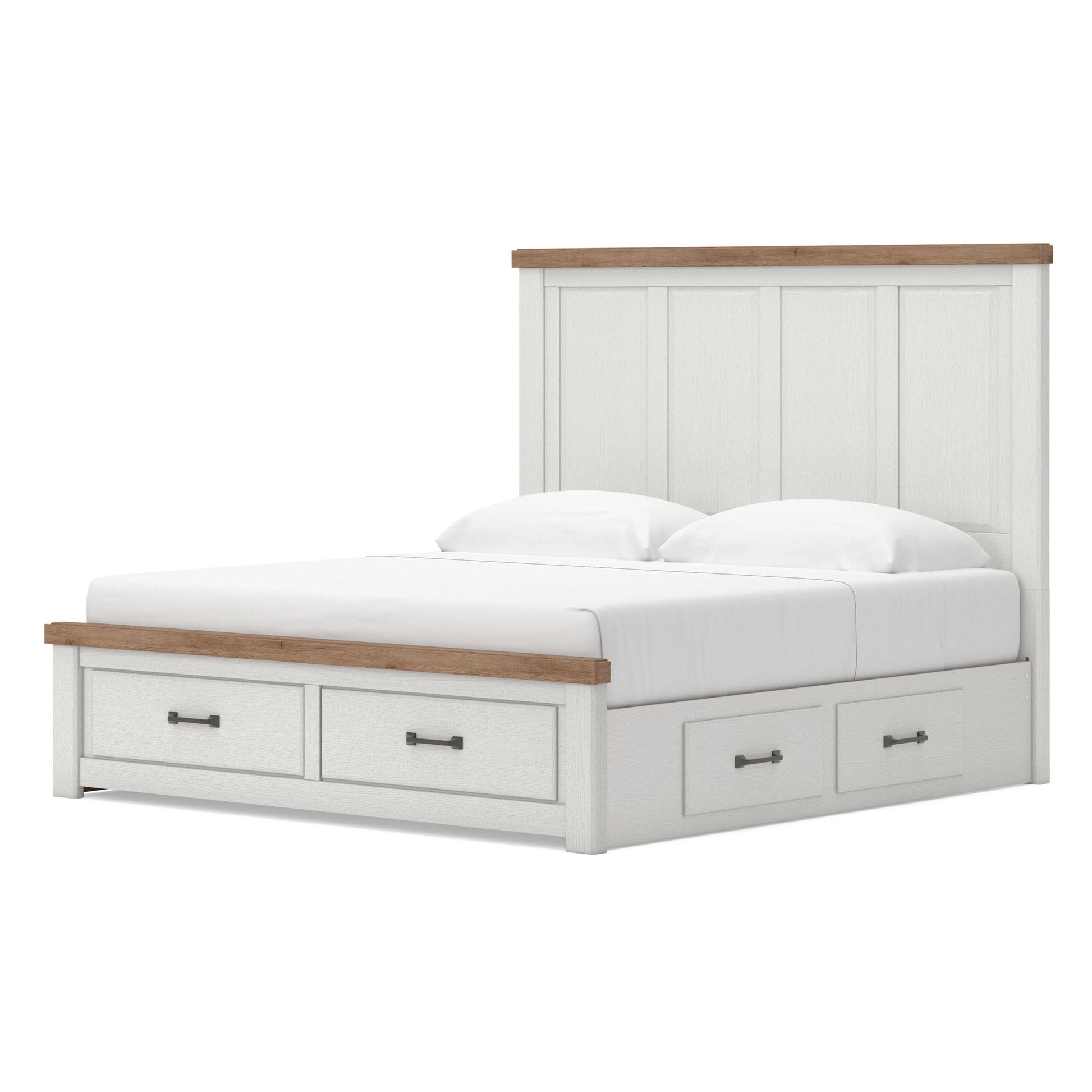 Ashley Savonport Panel Triple Storage Bed