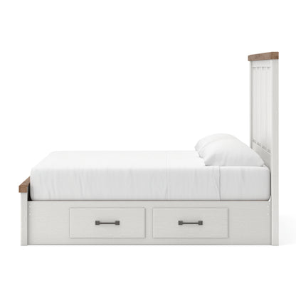 Ashley Savonport Panel Triple Storage Bed