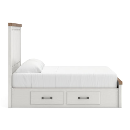 Ashley Savonport Panel Triple Storage Bed