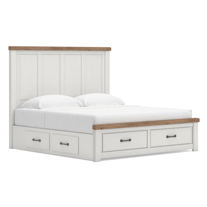 Ashley Savonport Panel Storage Bed