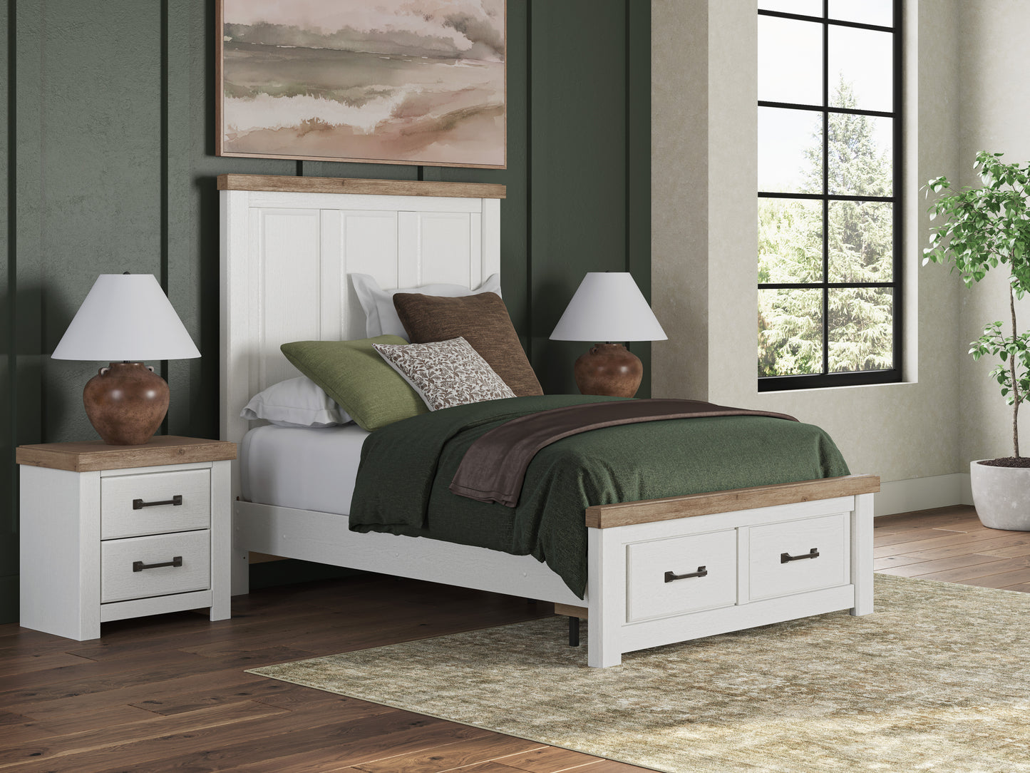 Ashley Savonport Panel Storage Bed