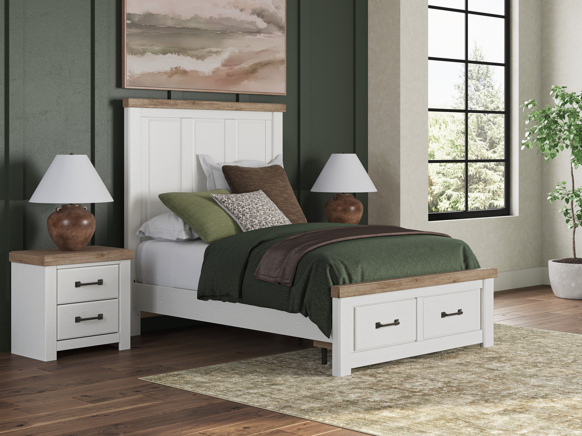 Ashley Savonport Panel Storage Bed