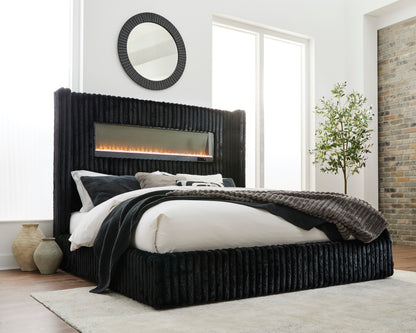 Agrander Upholstered Bed