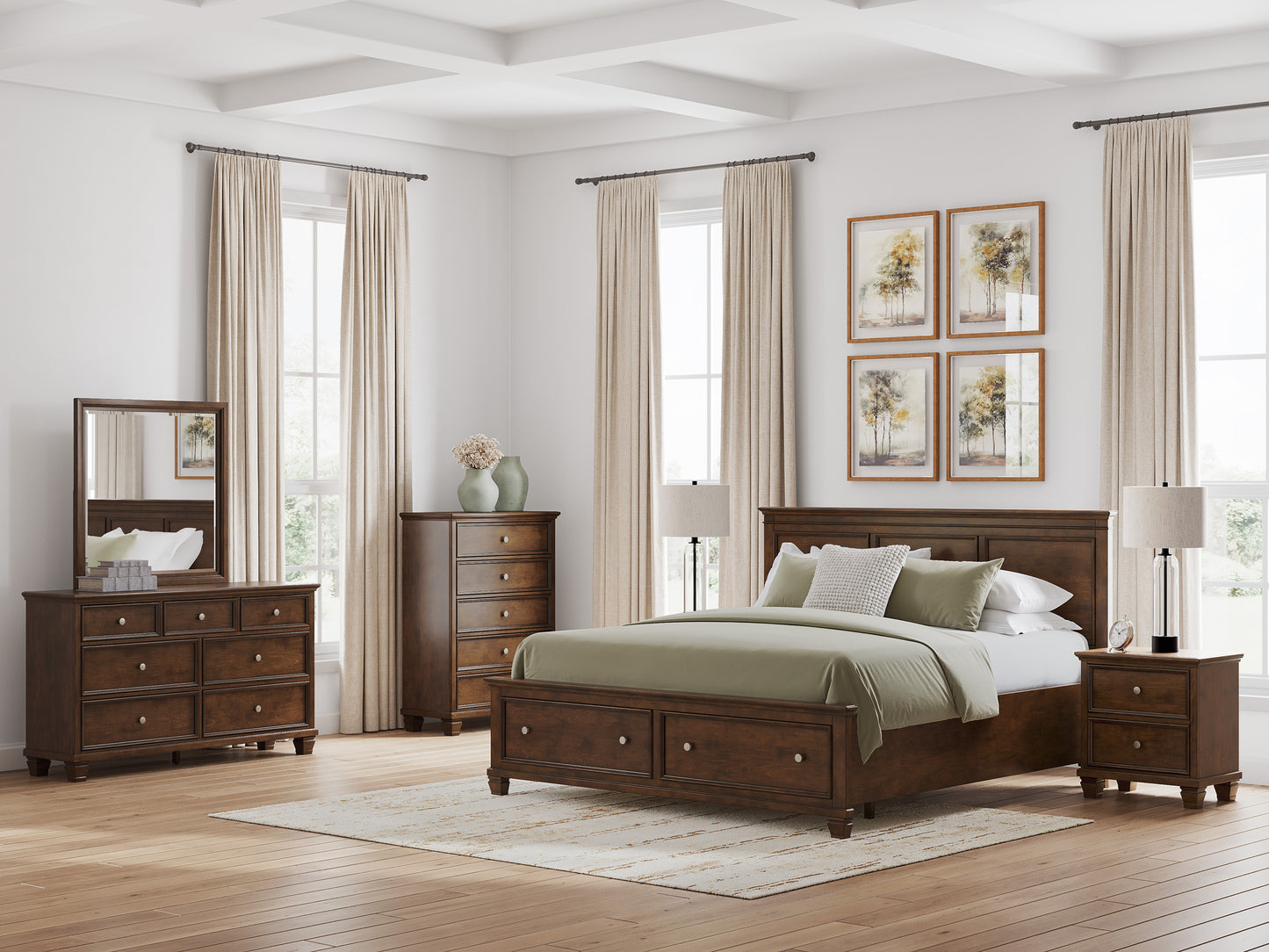 Danabrin 7 Drawer Dresser and Mirror