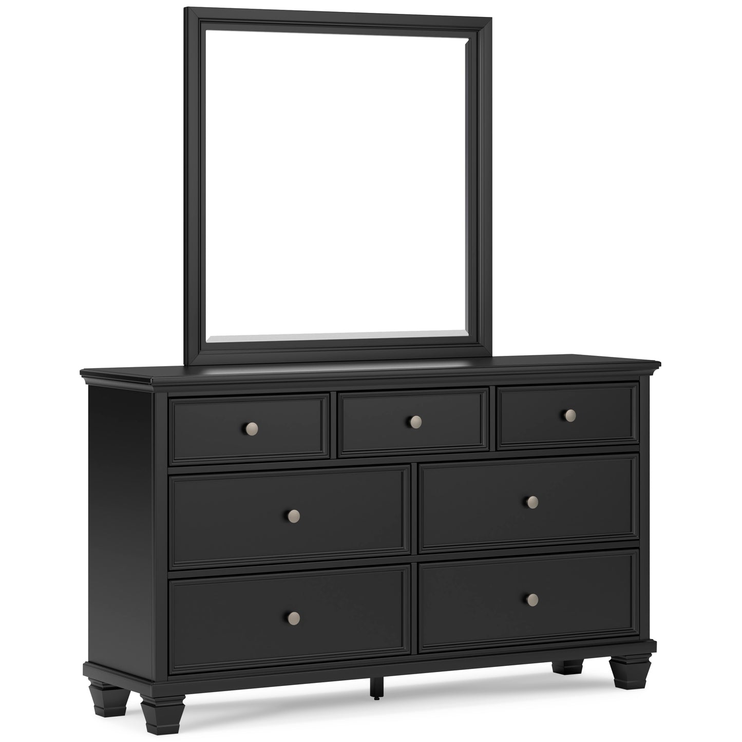 Lanolee 7 Drawer Dresser and Mirror