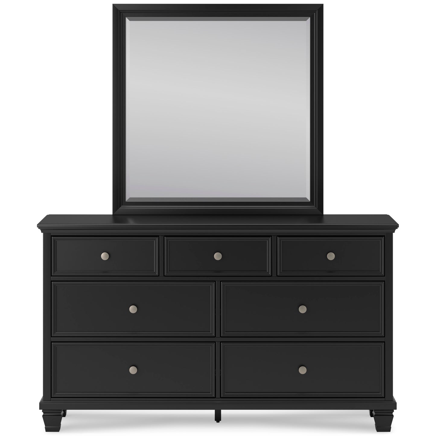 Lanolee 7 Drawer Dresser and Mirror